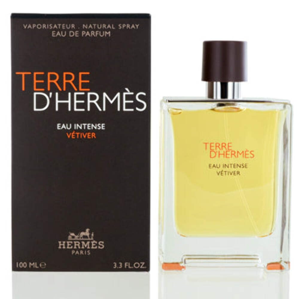 HERMES Terre DHerm Eau Intense Vetiver Eau De Parfum for Men 3.4 Ounce