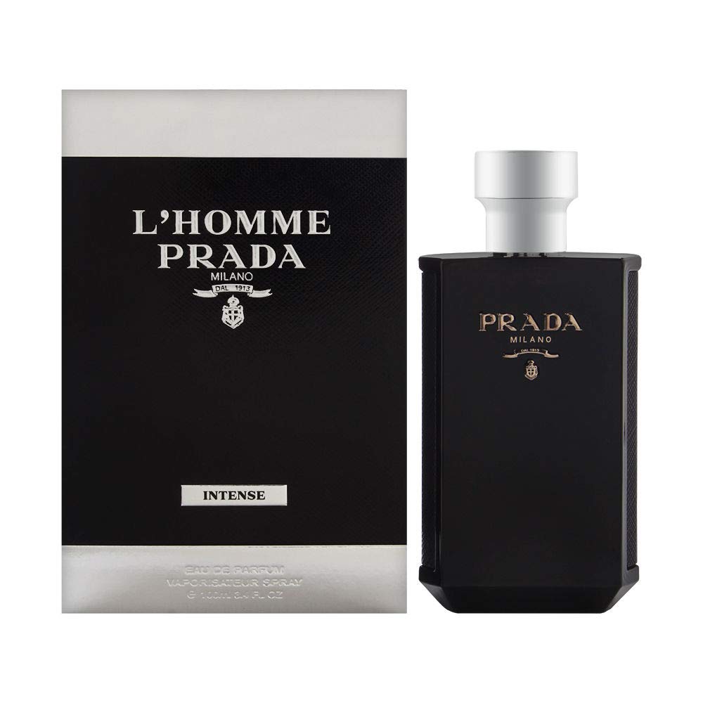 Prada Lhomme Intense Eau de Parfum Spray for Men 3.4 Ounce